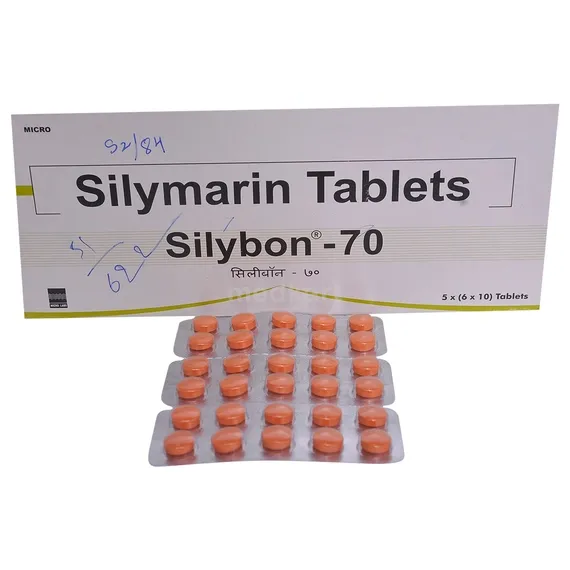silybon 70mg tablet 10's